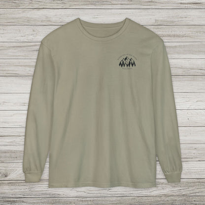 Waters Rise, We Rise Higher Garment-dyed Long Sleeve T-Shirt