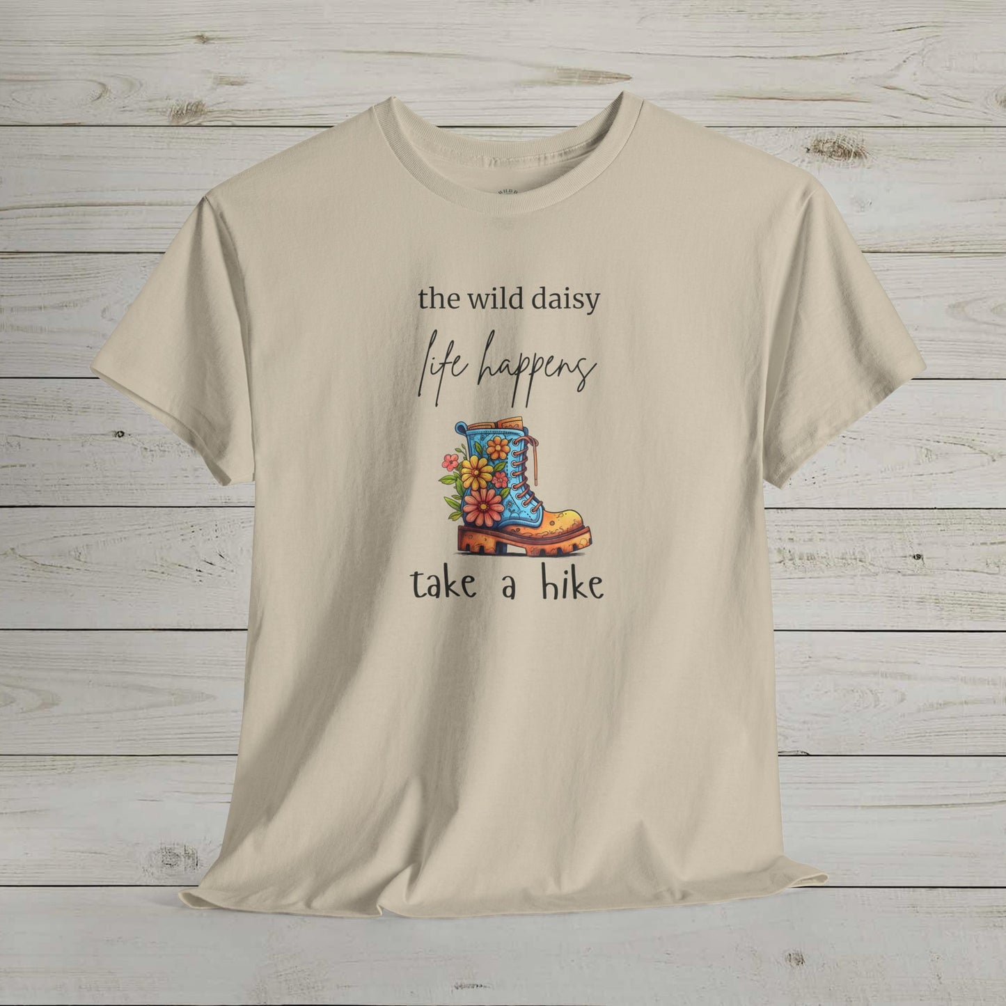 Life Happens Take a Hike Heavy Cotton Tee