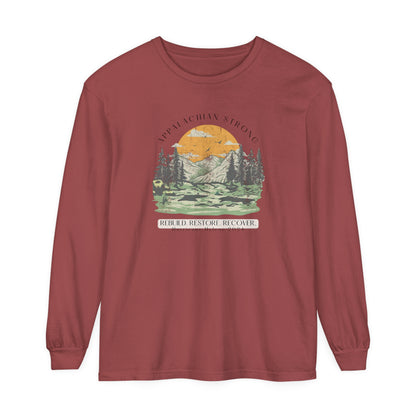 Appalachian Strong Garment-dyed Long Sleeve T-Shirt