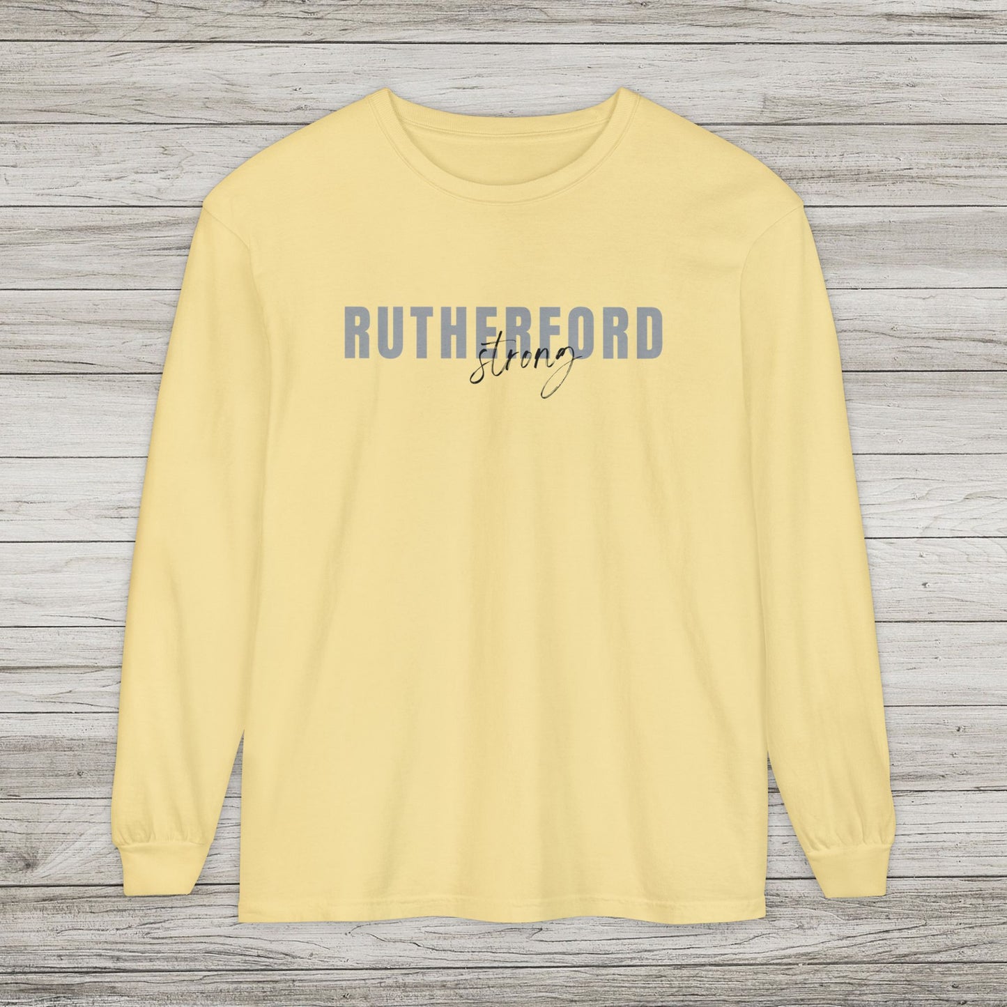 Rutherford Strong Garment-dyed Long Sleeve T-Shirt