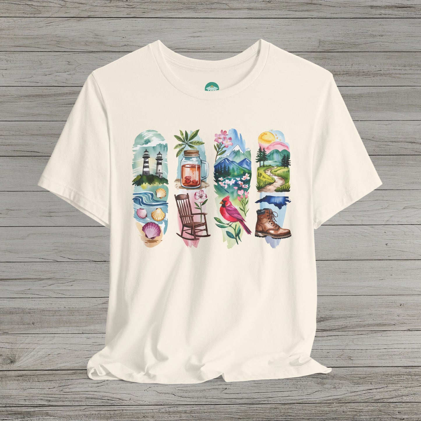 Explore North Carolina Bella Canvas Short Sleeve Tee