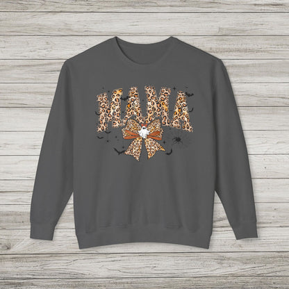 Leopard Print Mama Comfort Colors Crewneck
