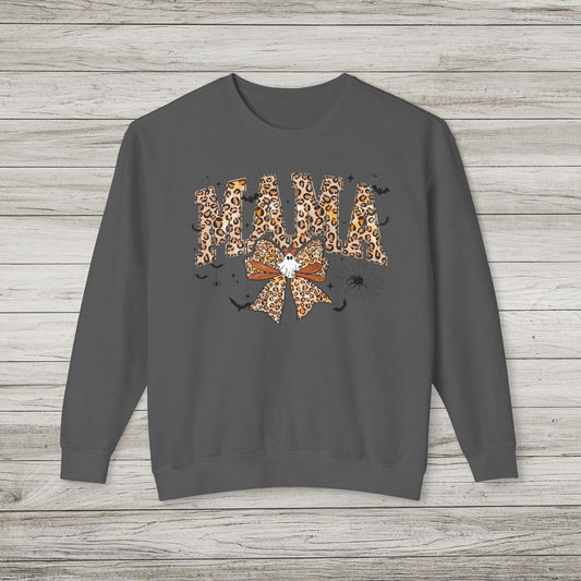 Leopard Print Mama Comfort Colors Crewneck