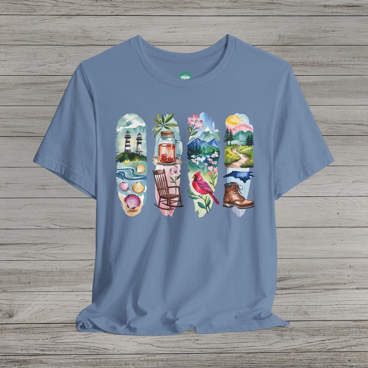 Explore North Carolina Bella Canvas Short Sleeve Tee