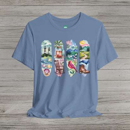 Explore North Carolina Bella Canvas Short Sleeve Tee