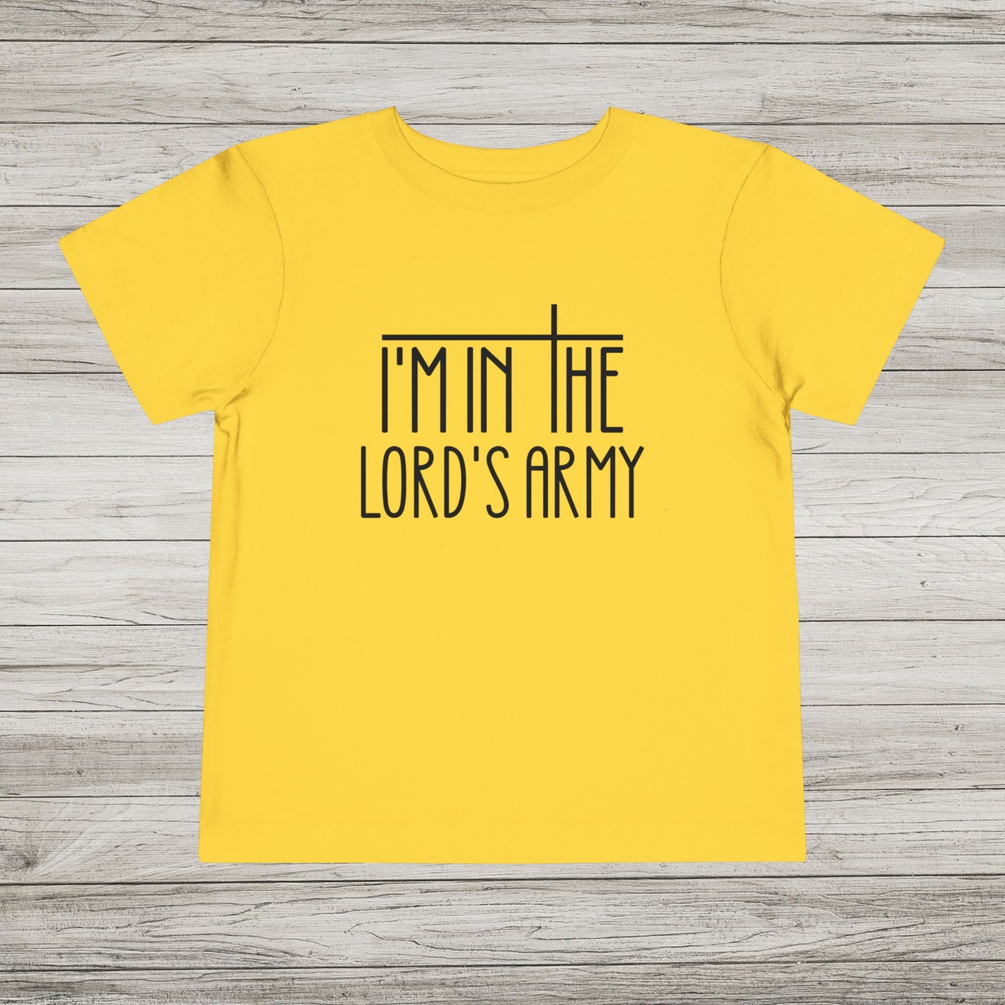 I'm in the Lord's Army Bella Canvas Toddler Tee