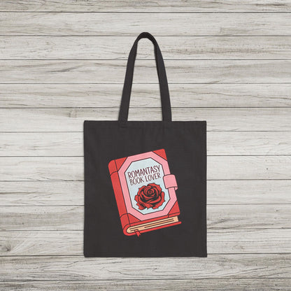 Romantic Fantasy Book Lover Cotton Canvas Tote Bag