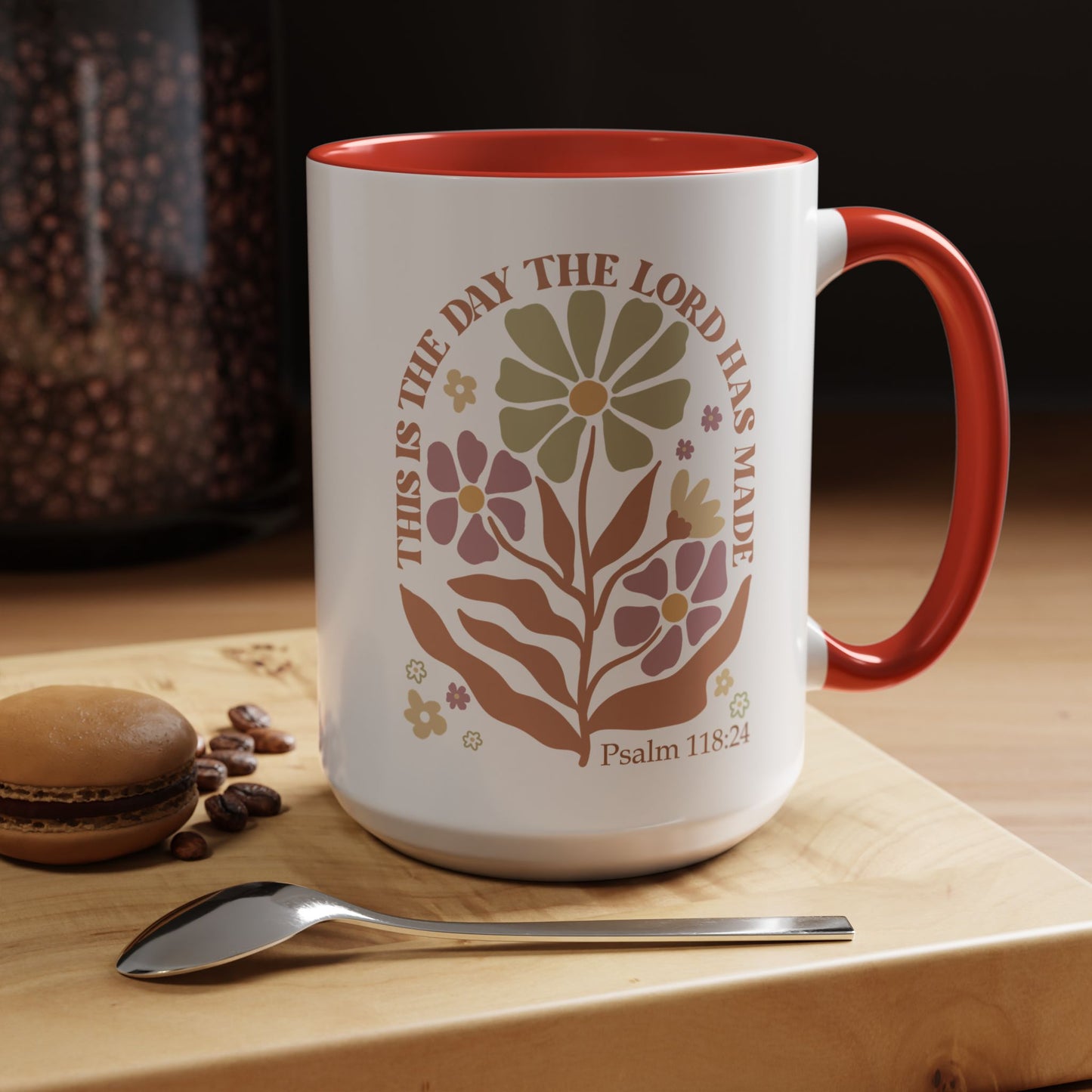 This is the Day the Lord Has Made Accent Coffee Mug (11, 15oz)