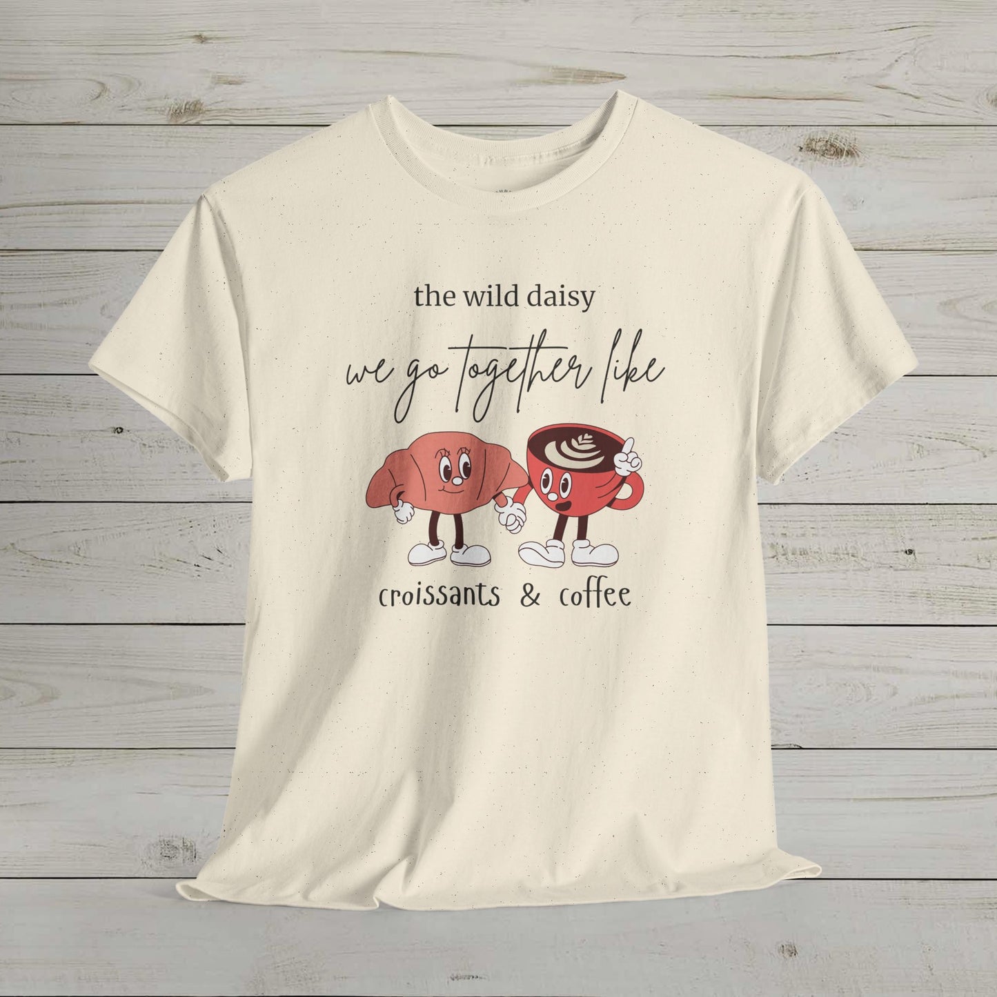 Croissants & Coffee Heavy Cotton Tee