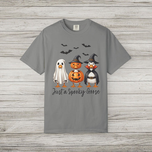 Just a Spooky Goose Comfort Colors Tee