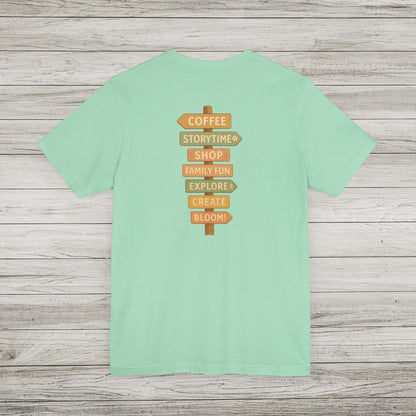 The Wild Daisy Sign Post Women's Bella Canvas Short Sleeve Tee