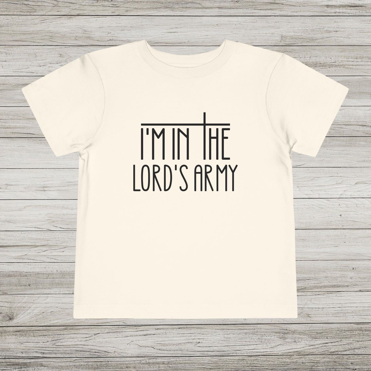 I'm in the Lord's Army Bella Canvas Toddler Tee