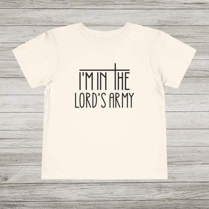 I'm in the Lord's Army Bella Canvas Toddler Tee