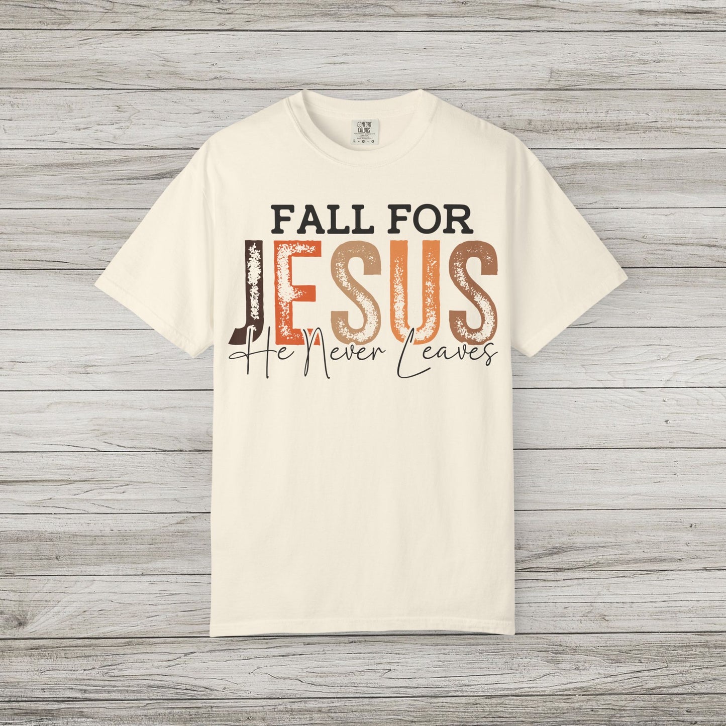 Fall For Jesus Comfort Colors Tee
