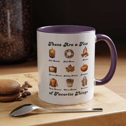 Fall Favorites - Accent Coffee Mug (11, 15oz)