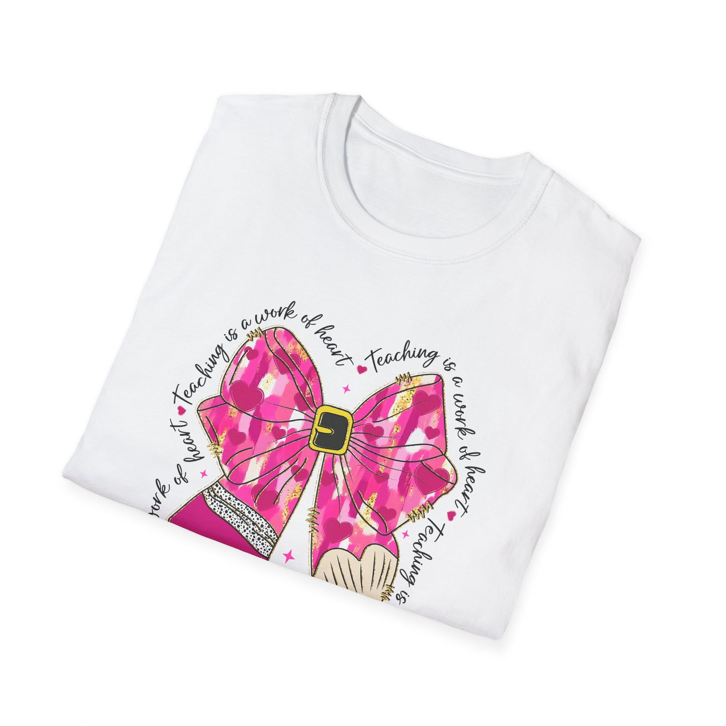 Teaching is a Work of Heart Softstyle T-Shirt