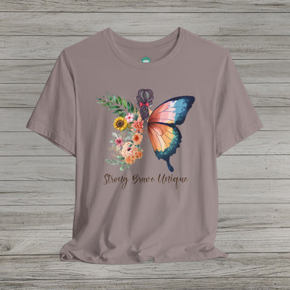 Strong Brave Unique Jersey Short Sleeve Tee