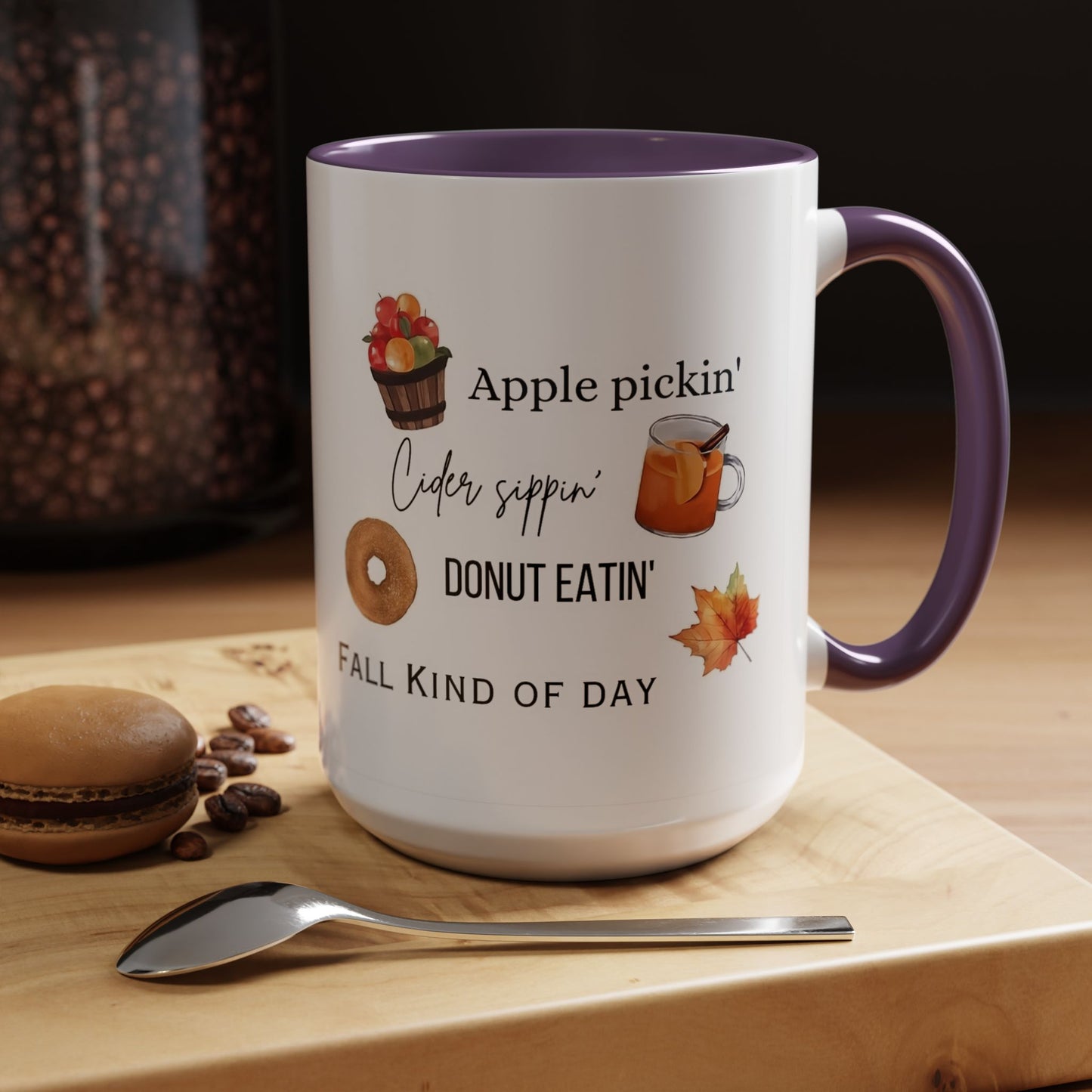 Fall Kind of Day - Accent Coffee Mug (11, 15oz)
