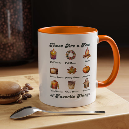 Fall Favorites - Accent Coffee Mug (11, 15oz)