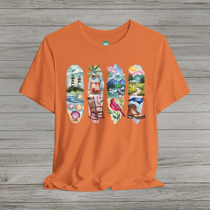 Explore North Carolina Bella Canvas Short Sleeve Tee