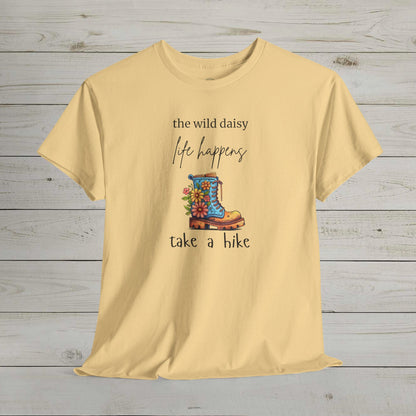 Life Happens Take a Hike Heavy Cotton Tee