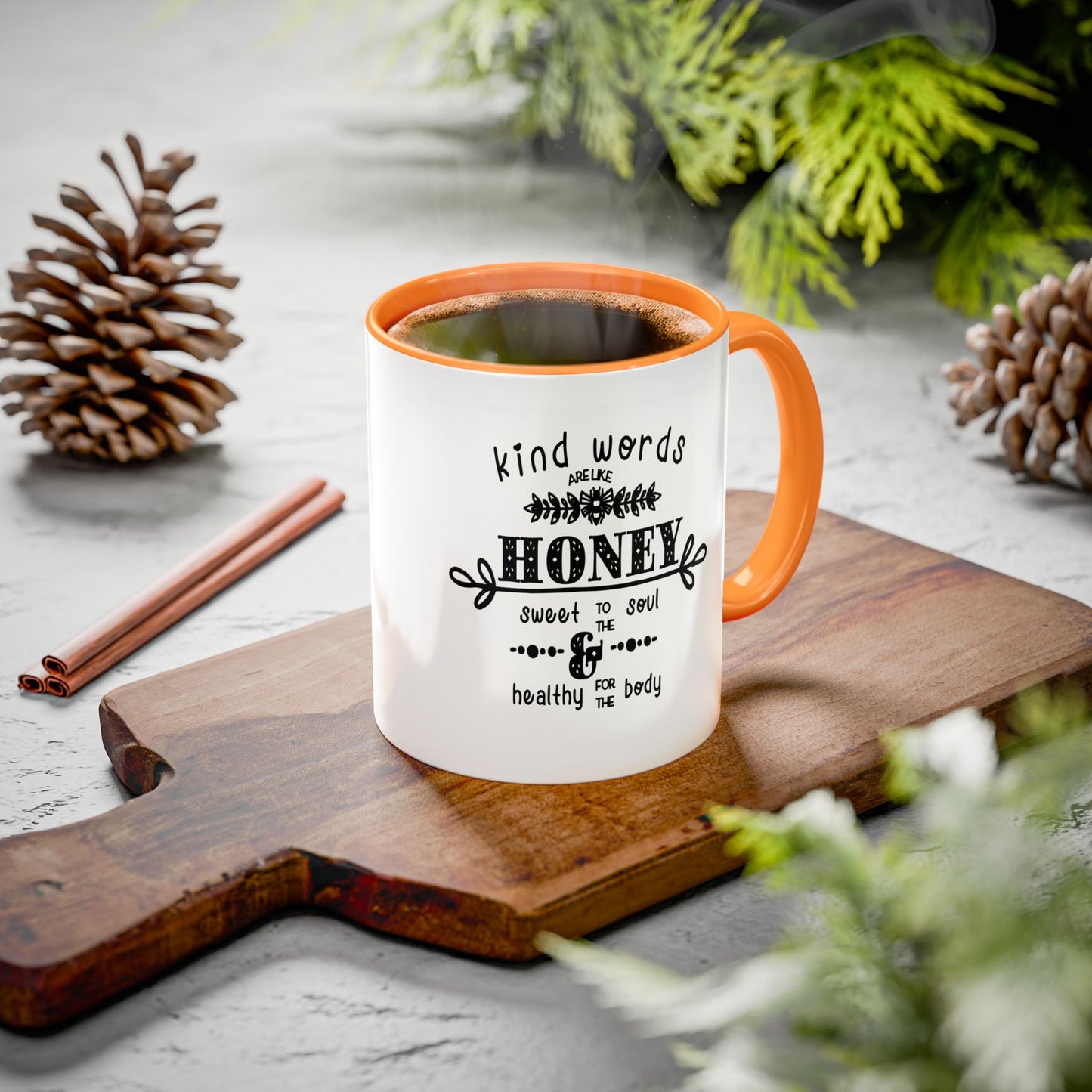 Kind Words Are Like Honey Coffee Mug