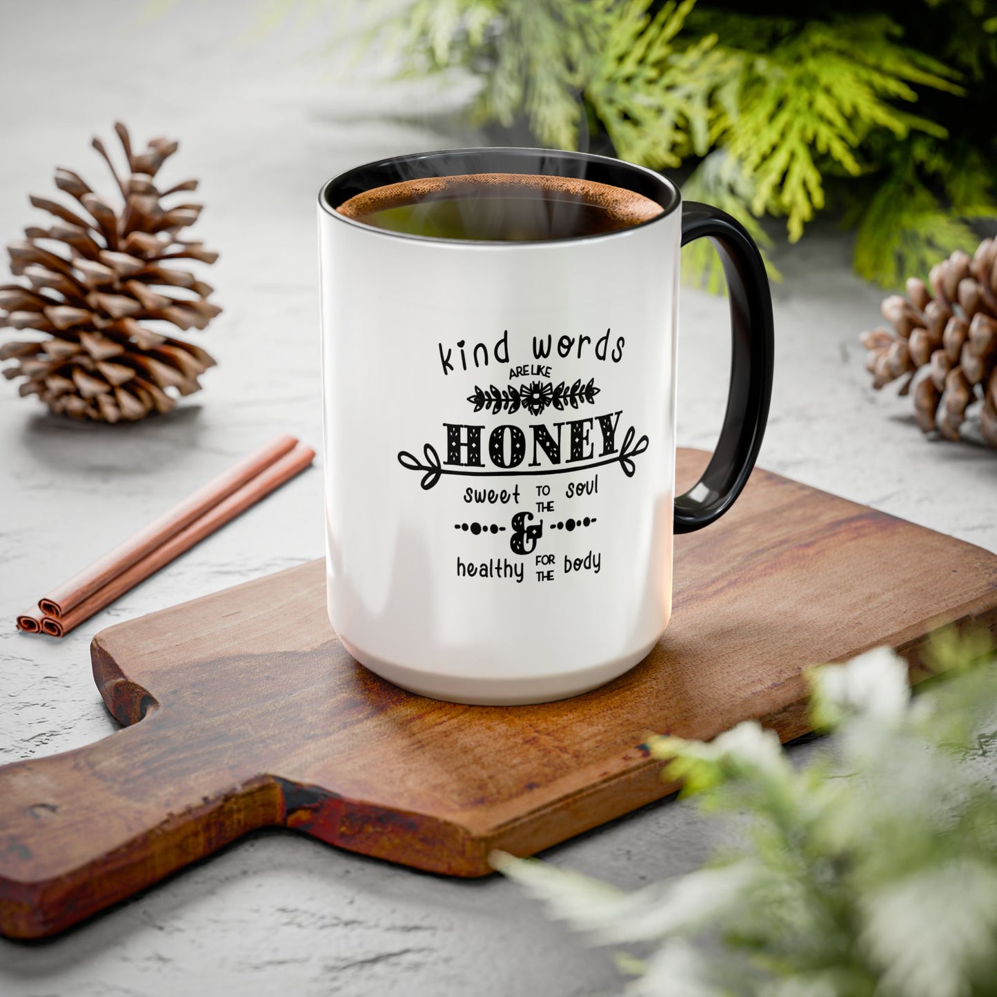 Kind Words Are Like Honey Coffee Mug