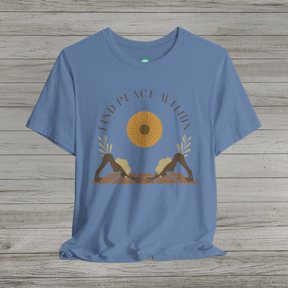 Find Peace Within Jersey Short Sleeve Tee