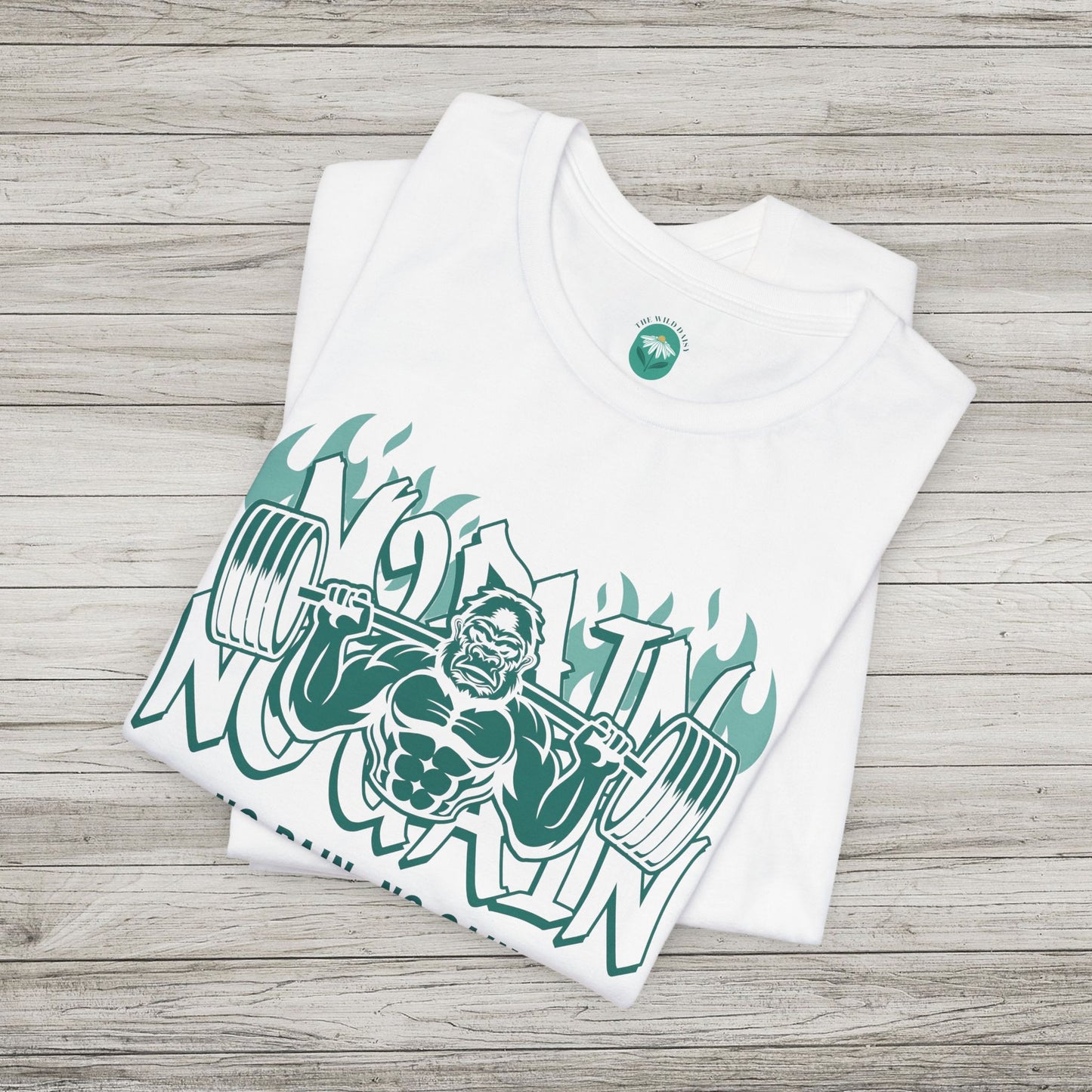 No Pain No Gain Jersey Short Sleeve Tee