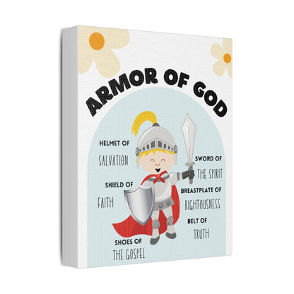 Armor of God Satin Canvas