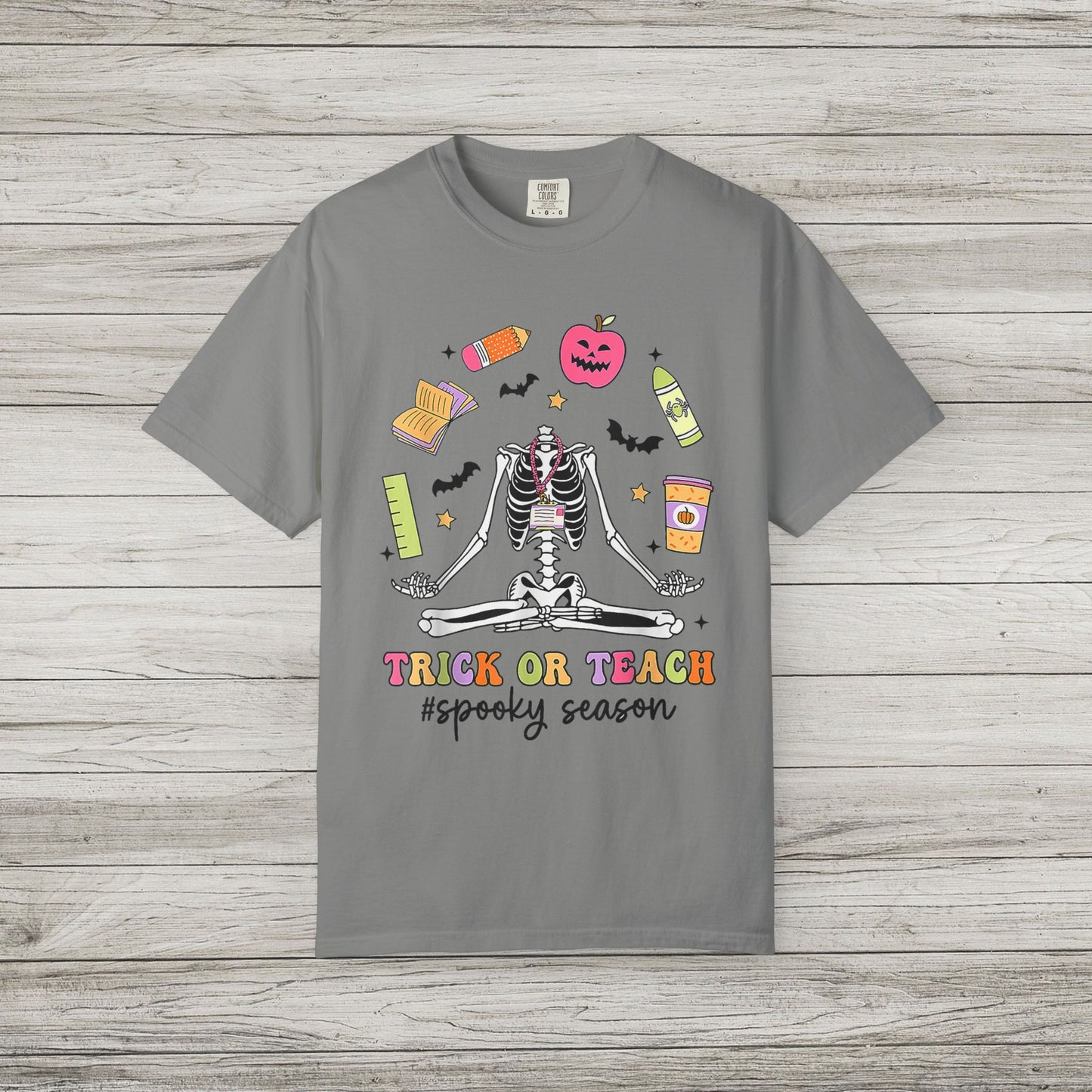 Trick or Teach Comfort Colors Tee