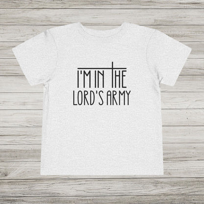 I'm in the Lord's Army Bella Canvas Toddler Tee