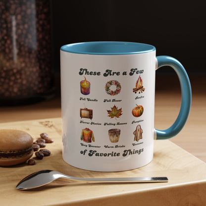 Fall Favorites - Accent Coffee Mug (11, 15oz)