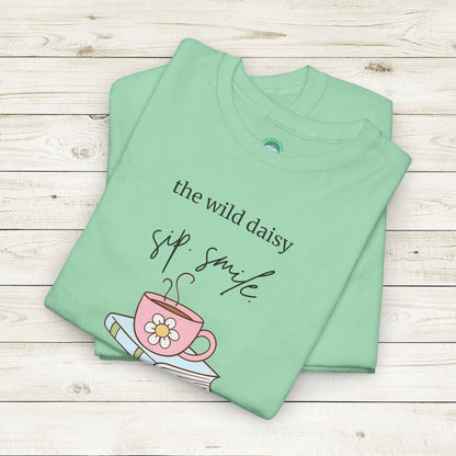 Sip Smile Storytime Heavy Cotton Tee