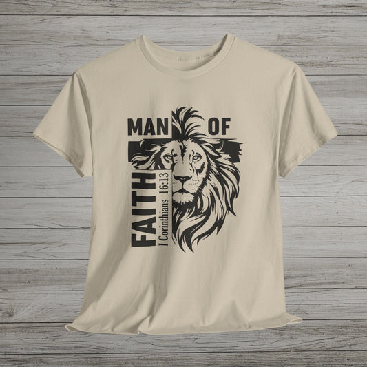 Man of Faith Heavy Cotton Tee