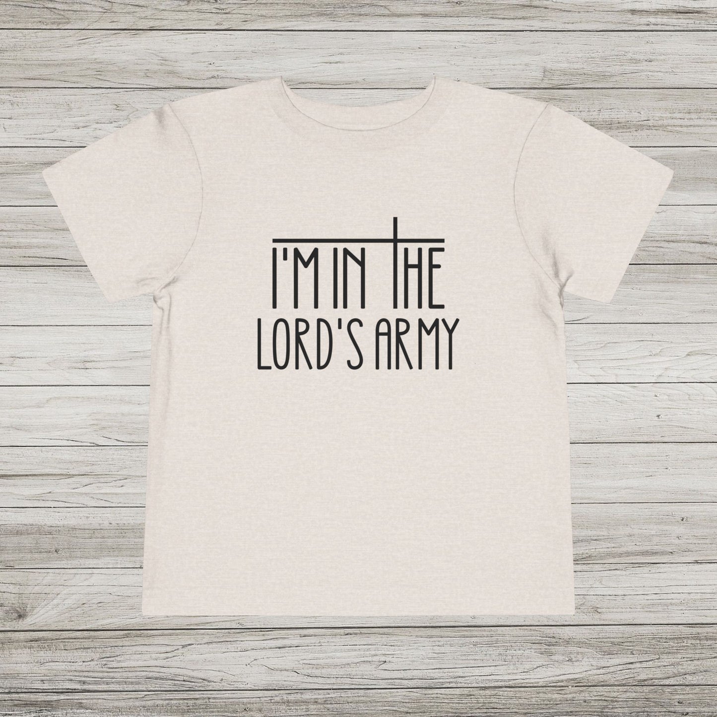 I'm in the Lord's Army Bella Canvas Toddler Tee