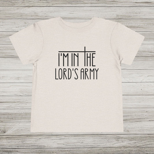 I'm in the Lord's Army Bella Canvas Toddler Tee