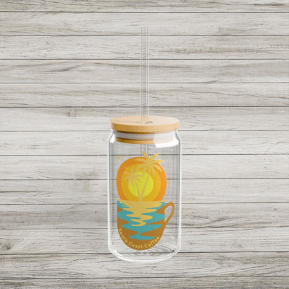 South Coast Coffee Sipper Glass