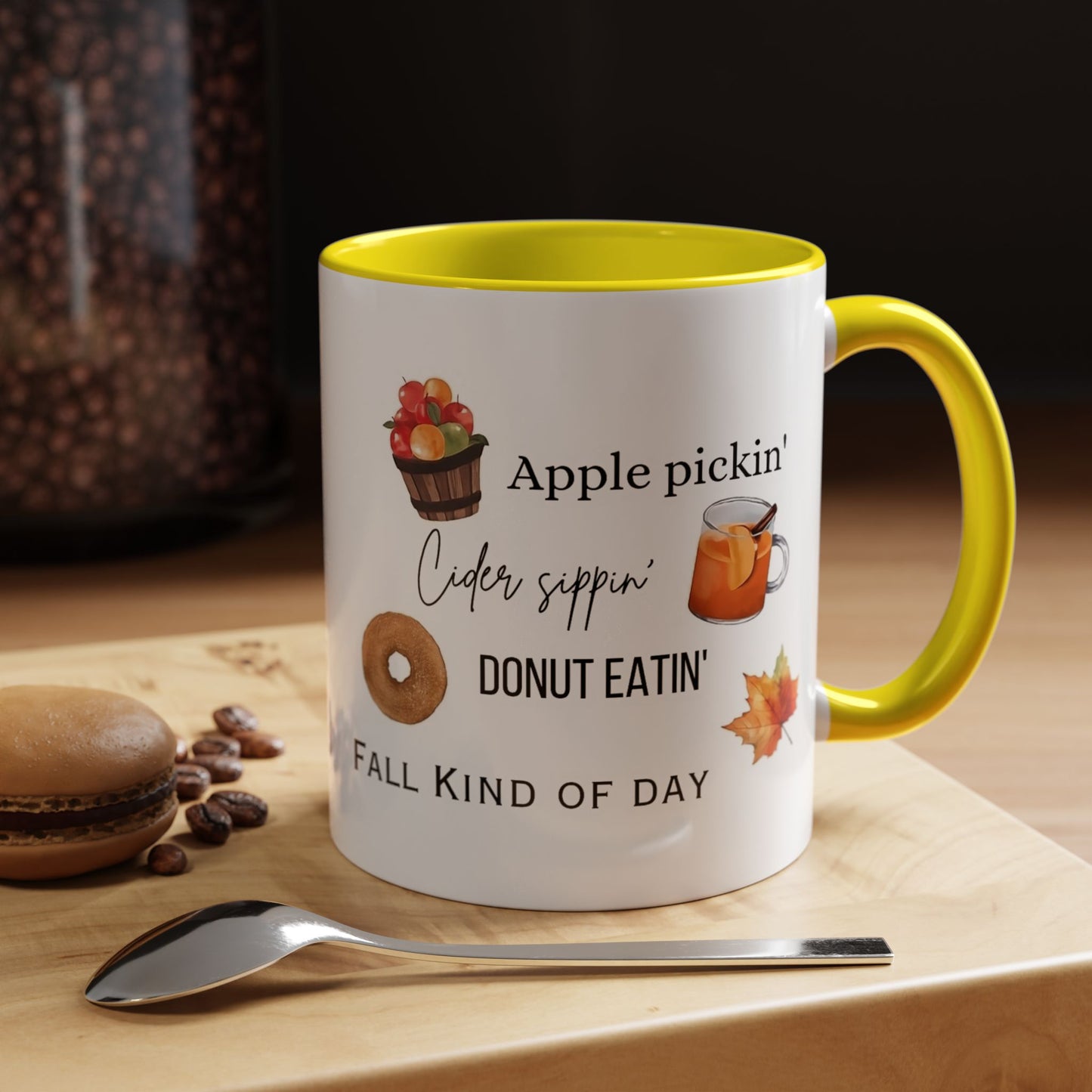 Fall Kind of Day - Accent Coffee Mug (11, 15oz)