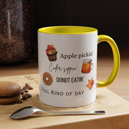 Fall Kind of Day - Accent Coffee Mug (11, 15oz)