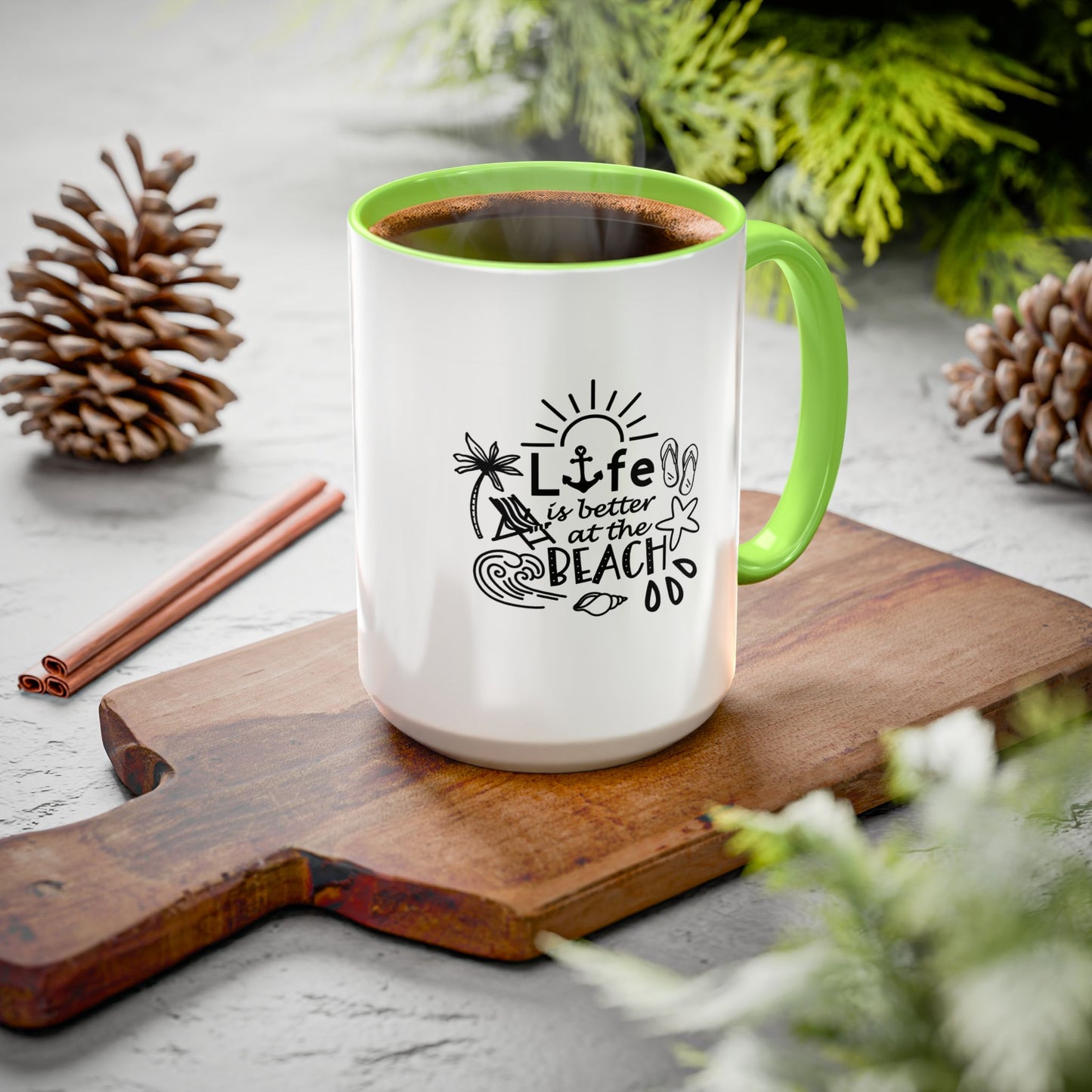 Life Is Better at the Beach Coffee Mug