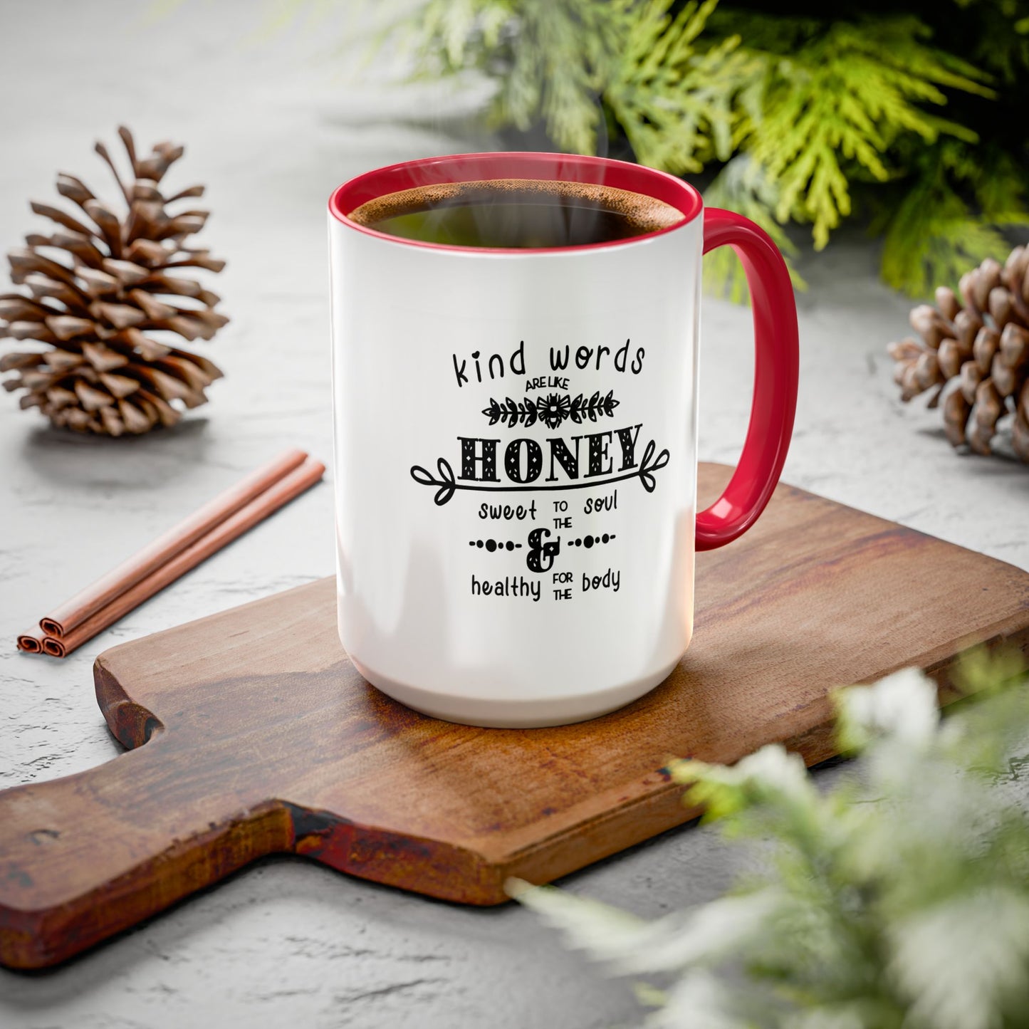Kind Words Are Like Honey Coffee Mug
