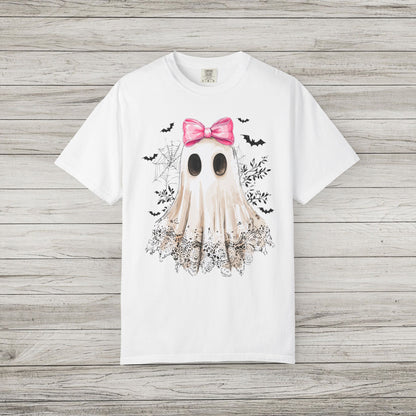 Ghost and Bow Comfort Colors Tee