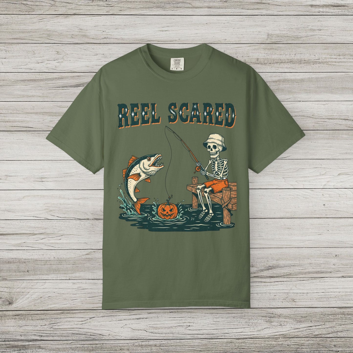 Reel Scared Comfort Colors Tee