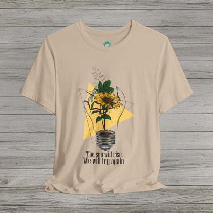The Sun Will Rise Jersey Short Sleeve Tee