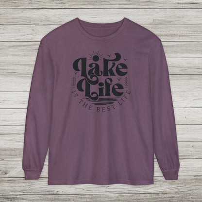 Lake Life Garment-dyed Long Sleeve T-Shirt