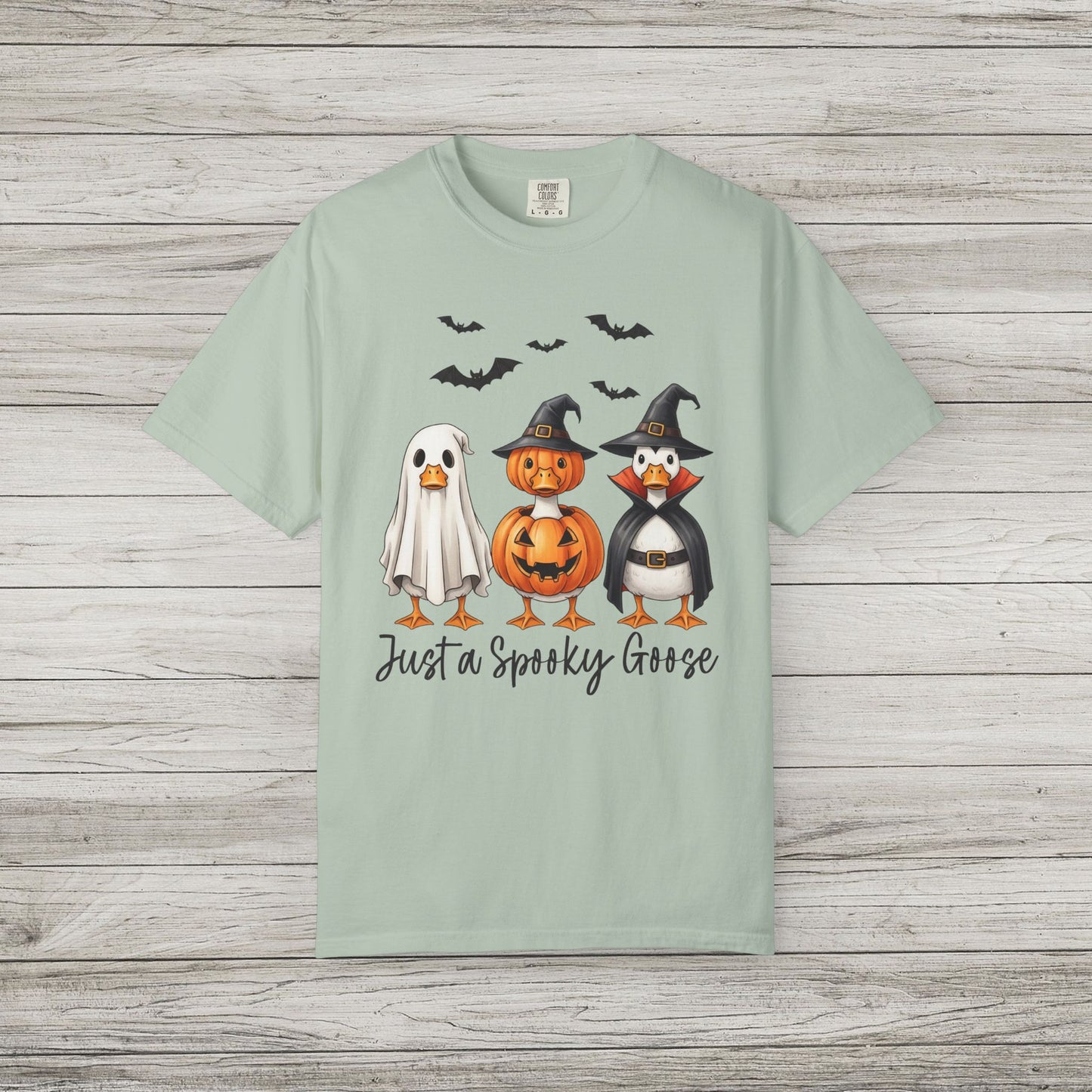 Just a Spooky Goose Comfort Colors Tee