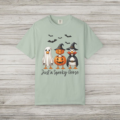 Just a Spooky Goose Comfort Colors Tee
