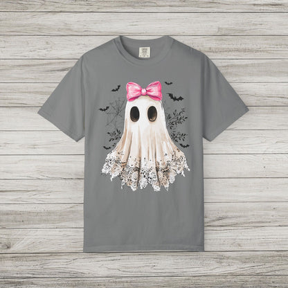 Ghost and Bow Comfort Colors Tee