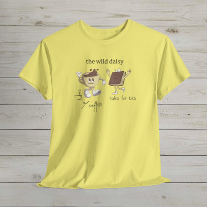 Cups of Coffee Tales for Tots Heavy Cotton Tee